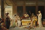 Joseph Coomans: A Roman Banquet