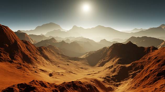 Mars.  Illustrative image