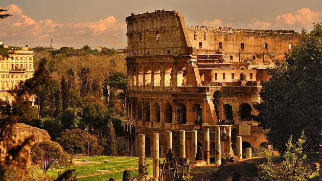 Colosseum in Rome.  illustrative photo