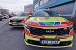 Two new cars have been available to the Vysočin ambulance since this year.