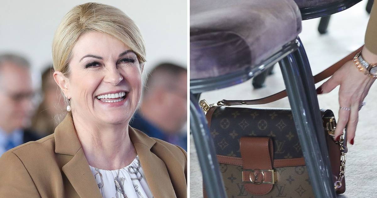 PHOTO Kolinda in Zagreb shoved a €3,000 purse under her chair ...