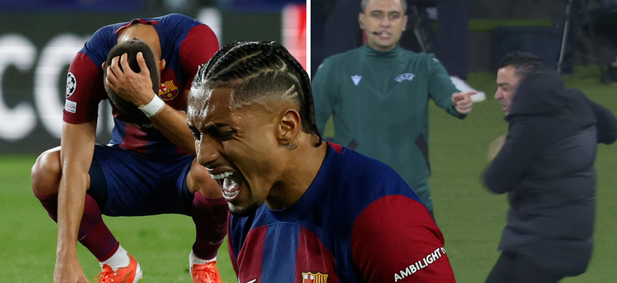 VIDEO Chronology of Barcelona's breakdown in the Champions League: Araujo's big setback and Xavi's 'yellow minute'
