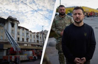 War in Ukraine - Vladimir Zelensky inspected the site of the strike in the Dnieper - UNIAN
