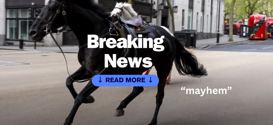Why were Cavalry Horses Loose in London? -