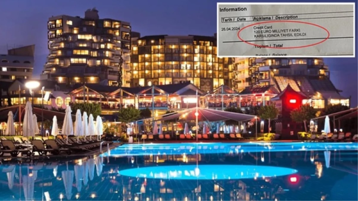 A fine of 54,694 TL was imposed on a luxury hotel in Antalya that ...